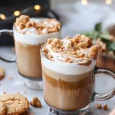 Salted Peanut Butter Cookie Lattes